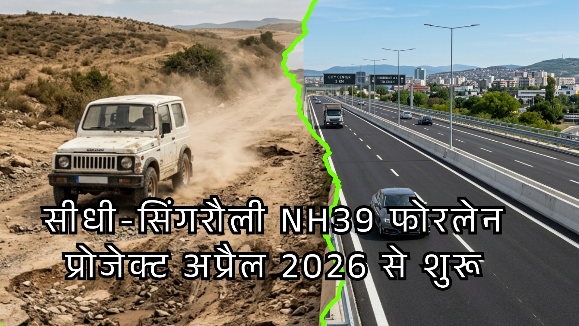 Sidhi Singrauli NH39 Fourlane Project (1)