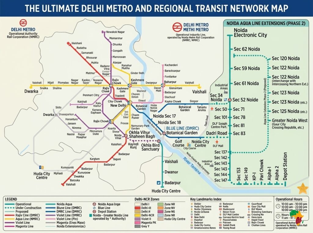 Delhi Metro Map